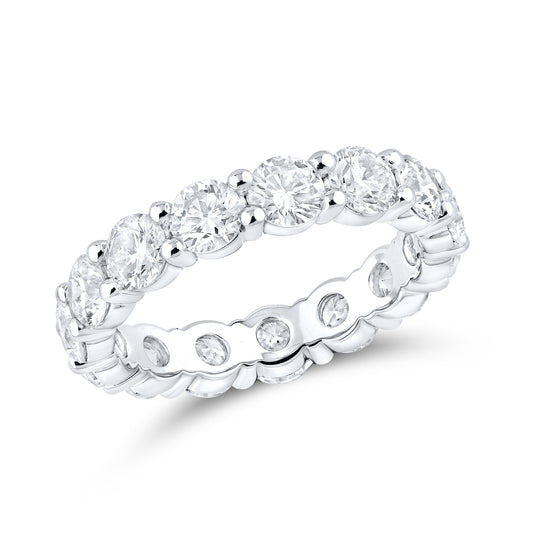14kt White Gold 3.75 CTW Lab Diamond Eternity Ladies Band