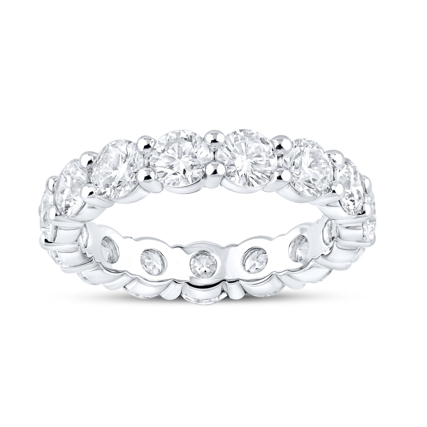 14kt White Gold 3.75 CTW Lab Diamond Eternity Ladies Band
