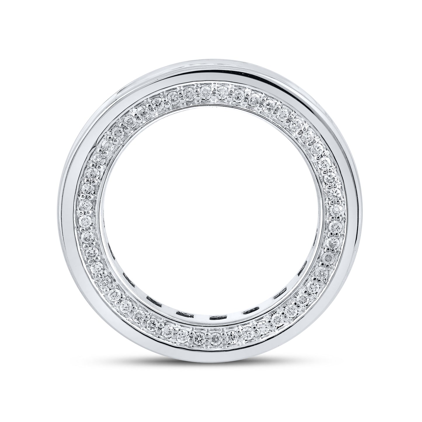 14kt White Gold 5.50 CTW Lab Diamond Ladies Band