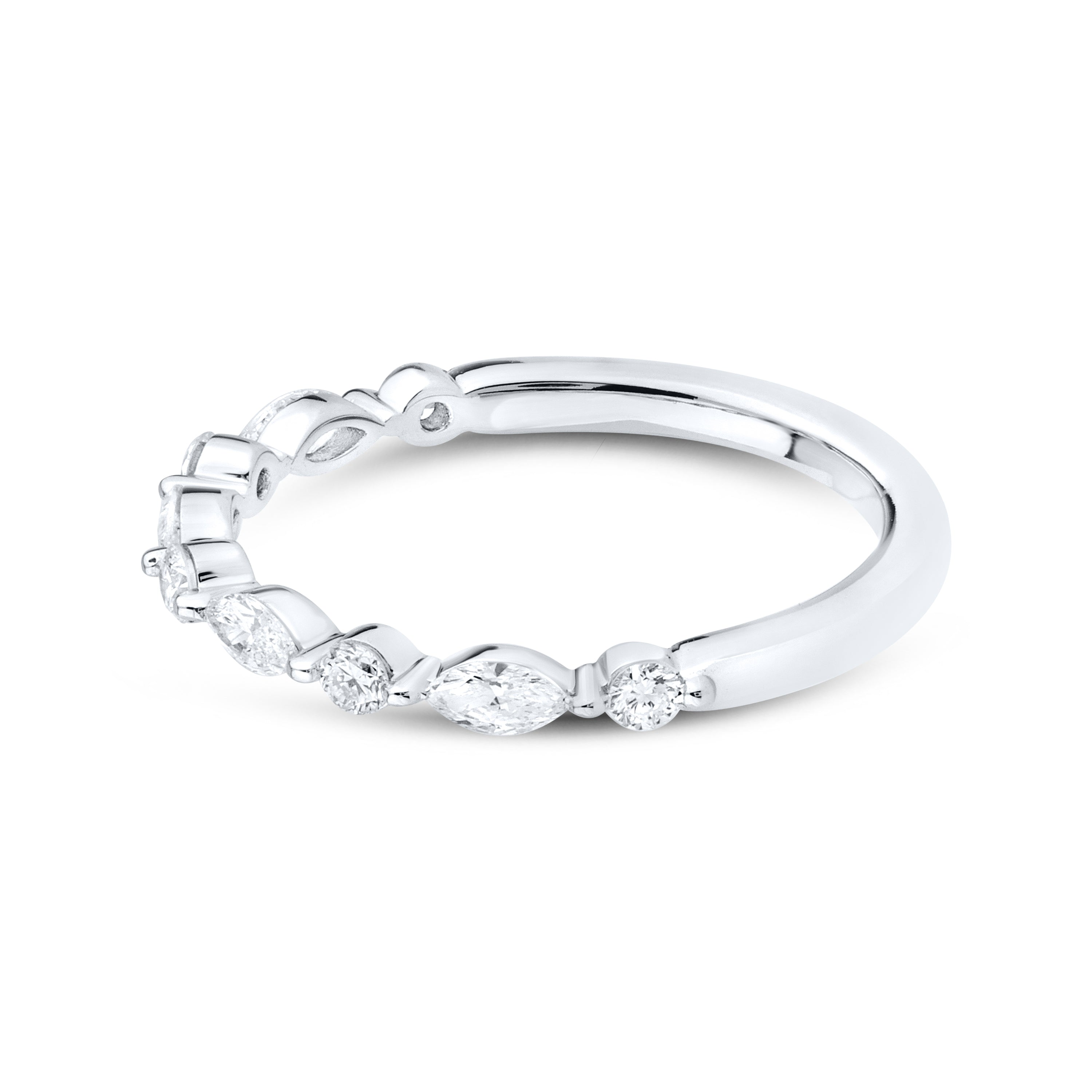 14kt White Gold 0.43 CTW Lab Diamond Ladies Band