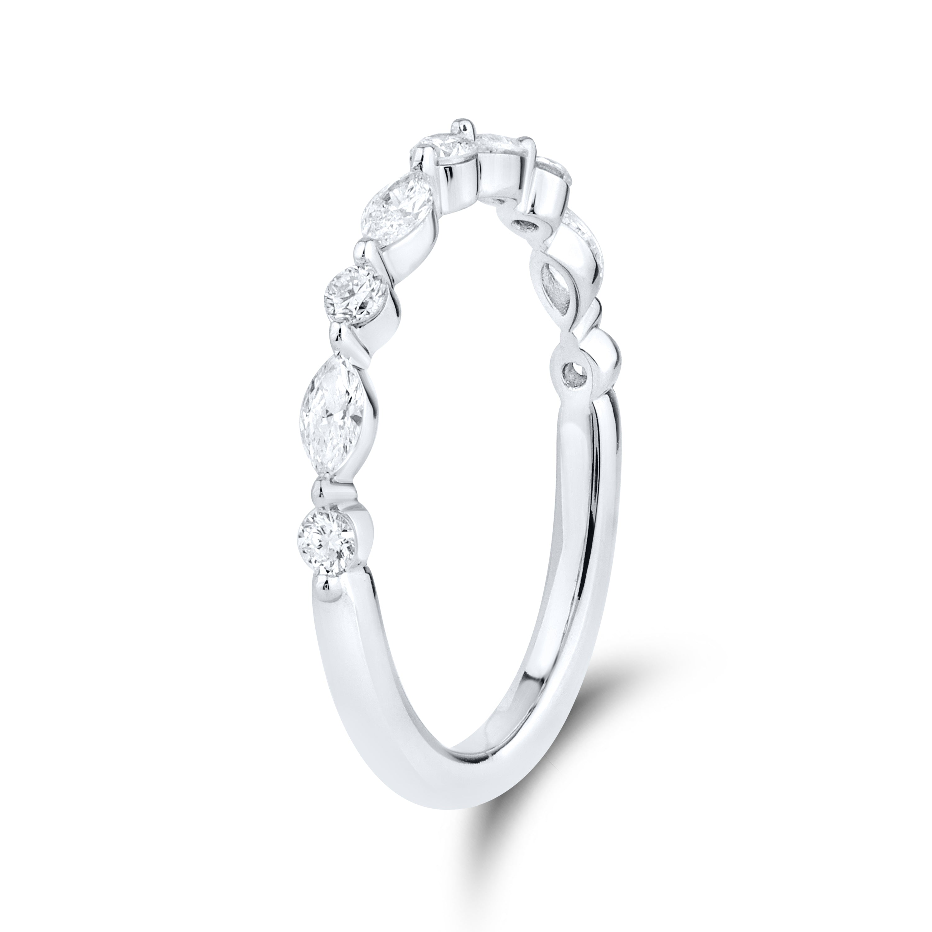 14kt White Gold 0.43 CTW Lab Diamond Ladies Band