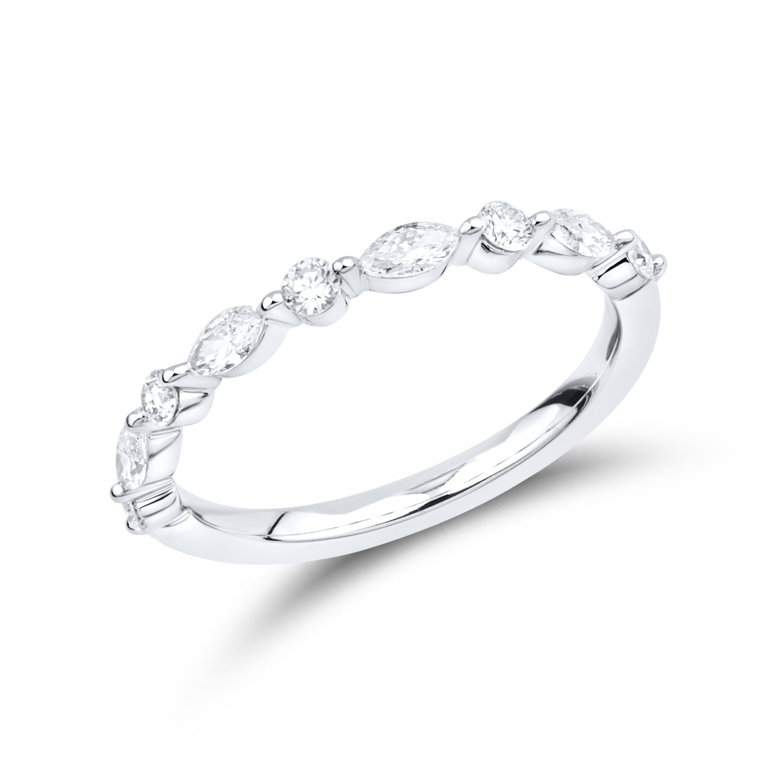 14kt White Gold 0.43 CTW Lab Diamond Ladies Band