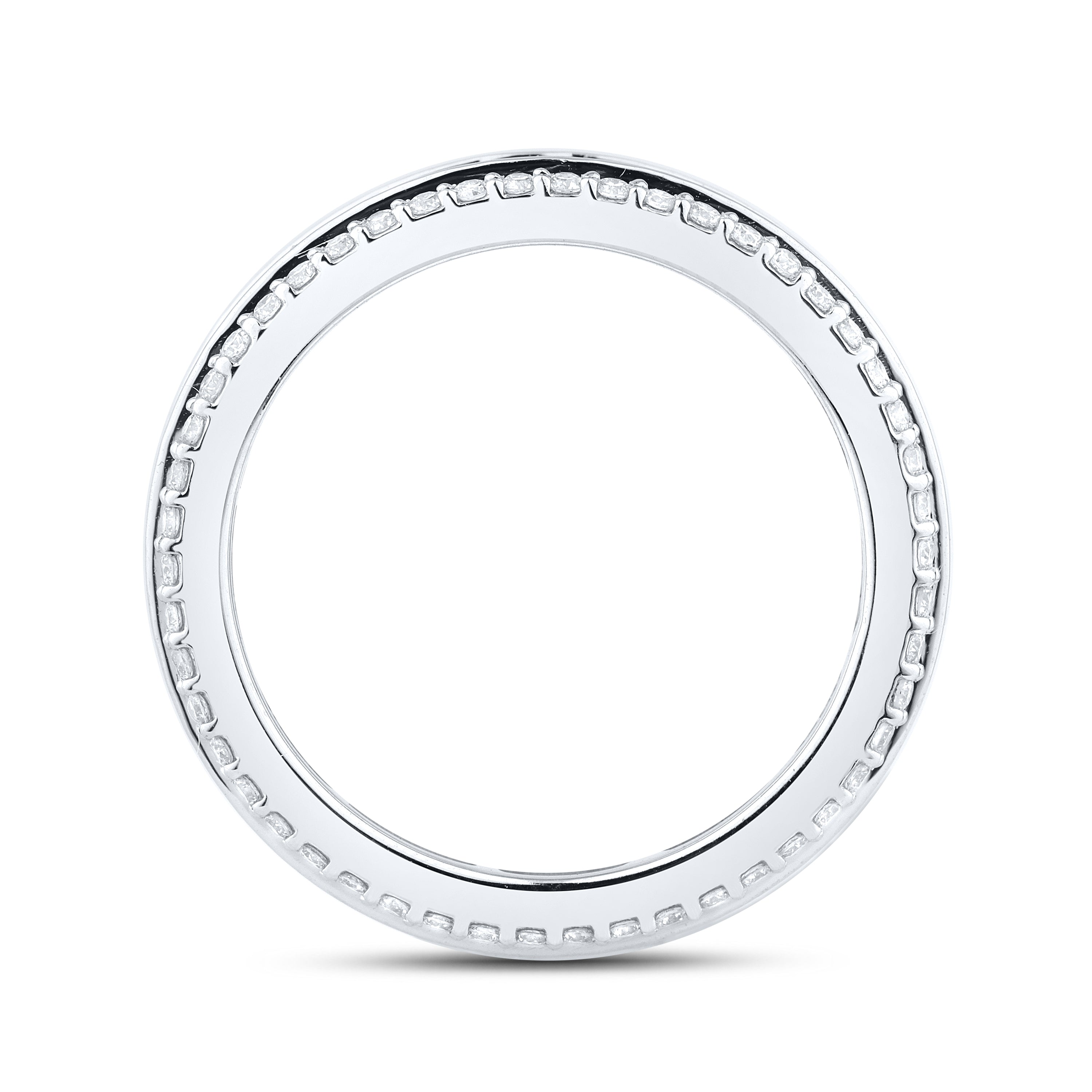 14kt White Gold 2 CTW Lab Diamond Ladies Band