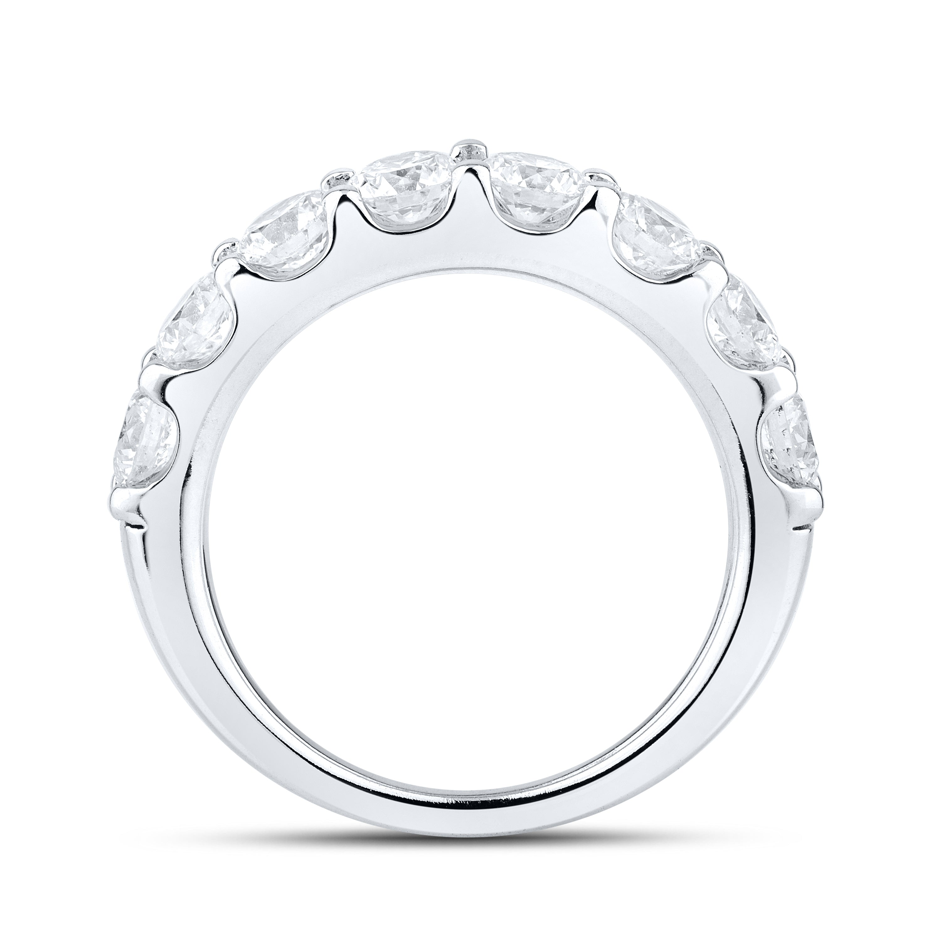 14kt White Gold 2 CTW Lab Diamond Ladies Band