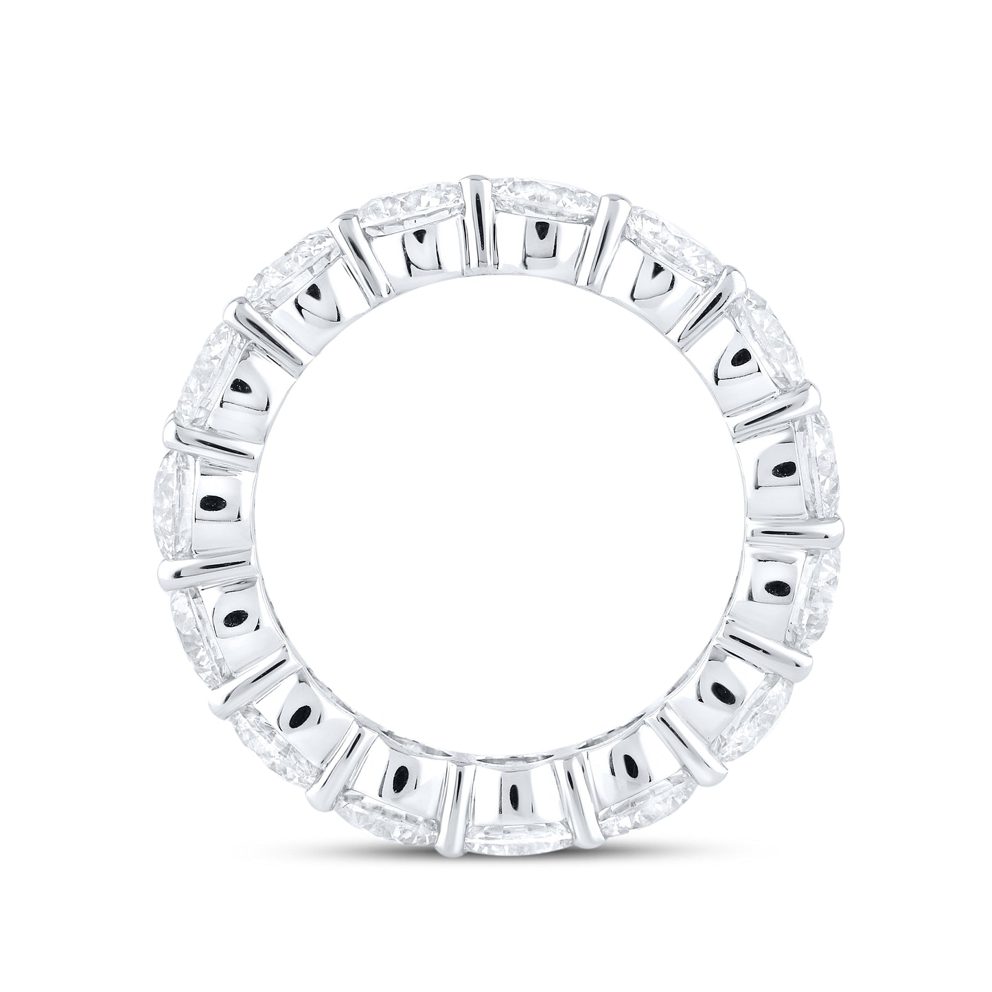 14kt White Gold 6.00 CTW Lab Diamond Ladies Band
