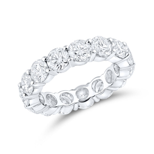 14kt White Gold 6.00 CTW Lab Diamond Ladies Band