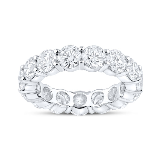 14kt White Gold 6.00 CTW Lab Diamond Ladies Band