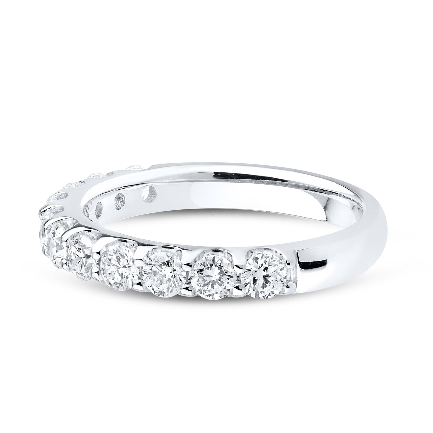 14kt White Gold 1 CTW Lab Diamond Ladies Band