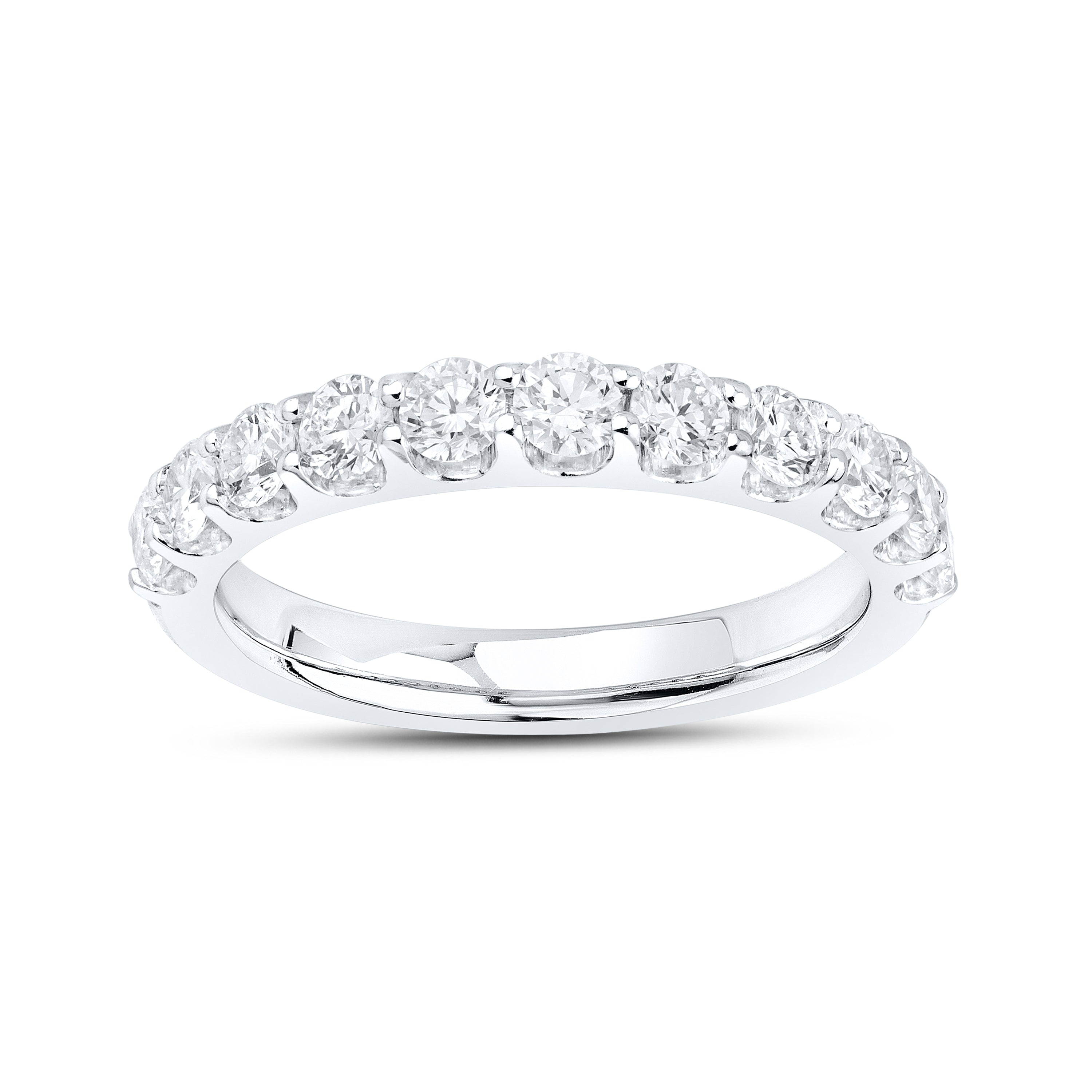 14kt White Gold 1 CTW Lab Diamond Ladies Band