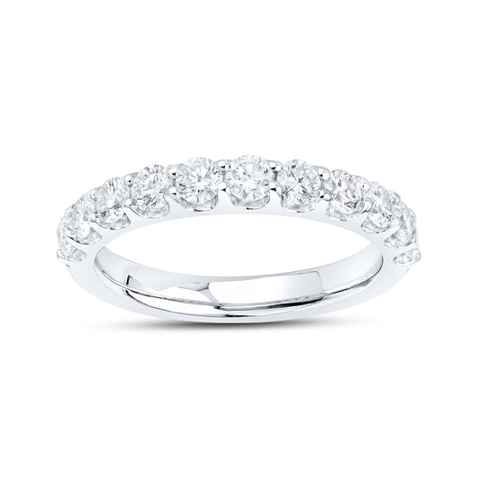 14kt White Gold 1 CTW Lab Diamond Ladies Band