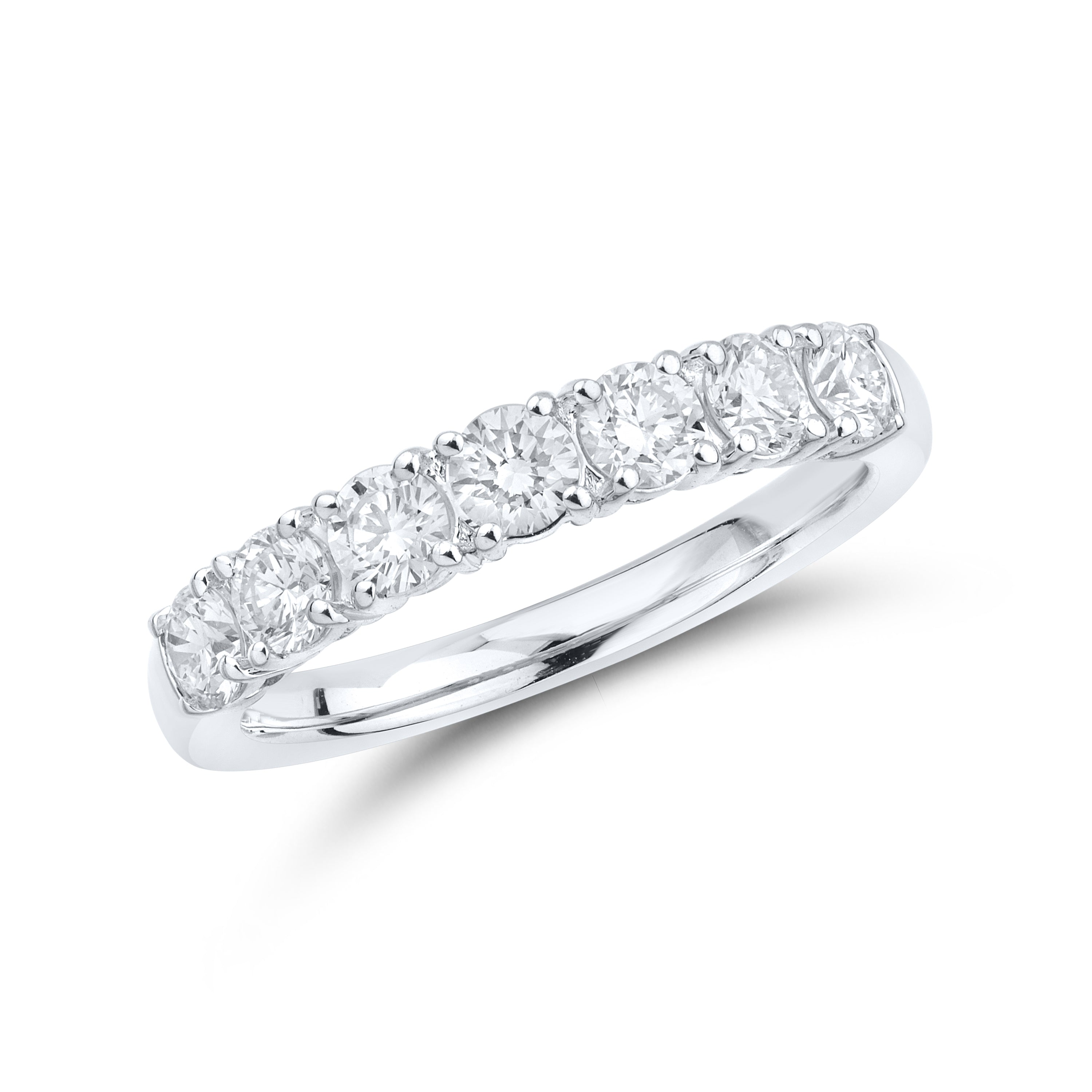 14kt White Gold 1.00 CTW Lab Diamond Ladies Band