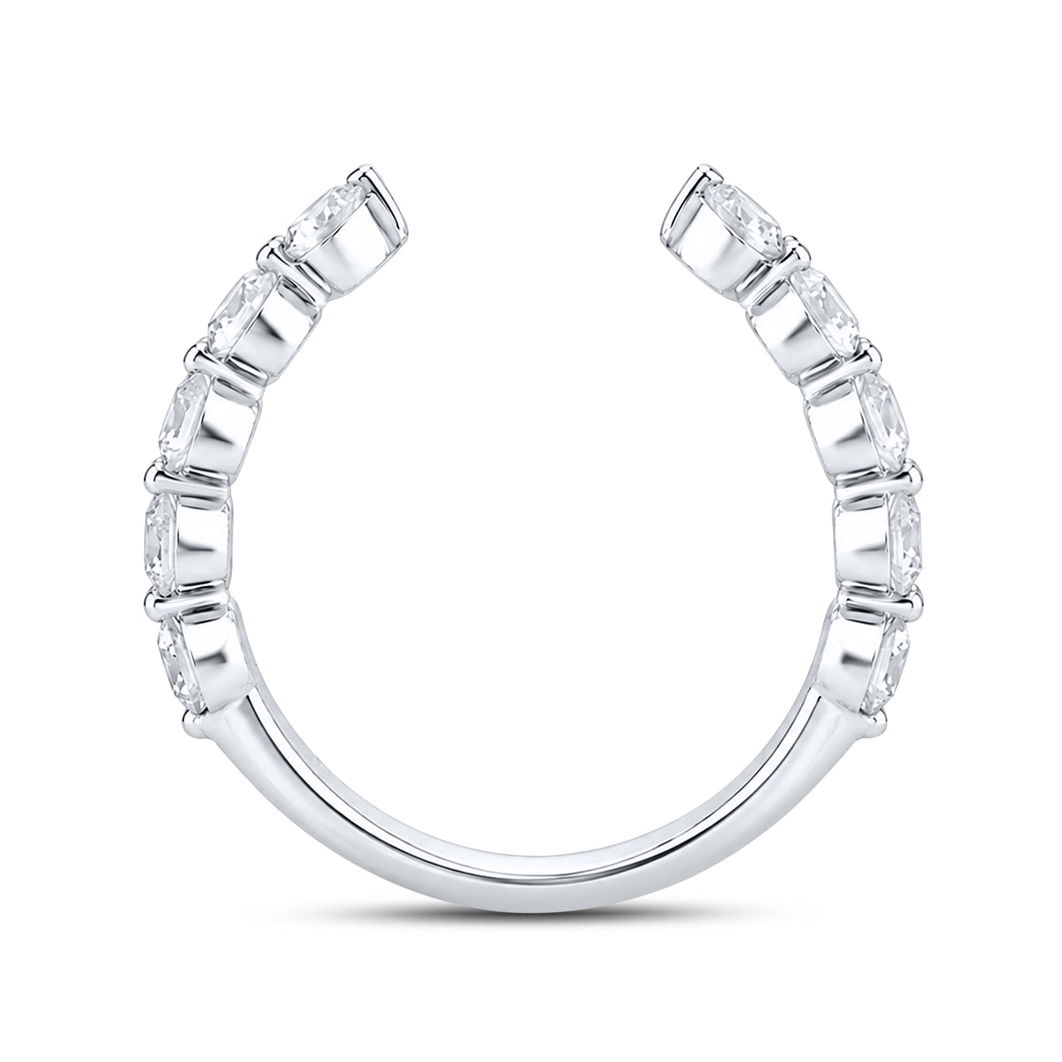 14kt White Gold 1.00 CTW Lab Diamond Ladies Band