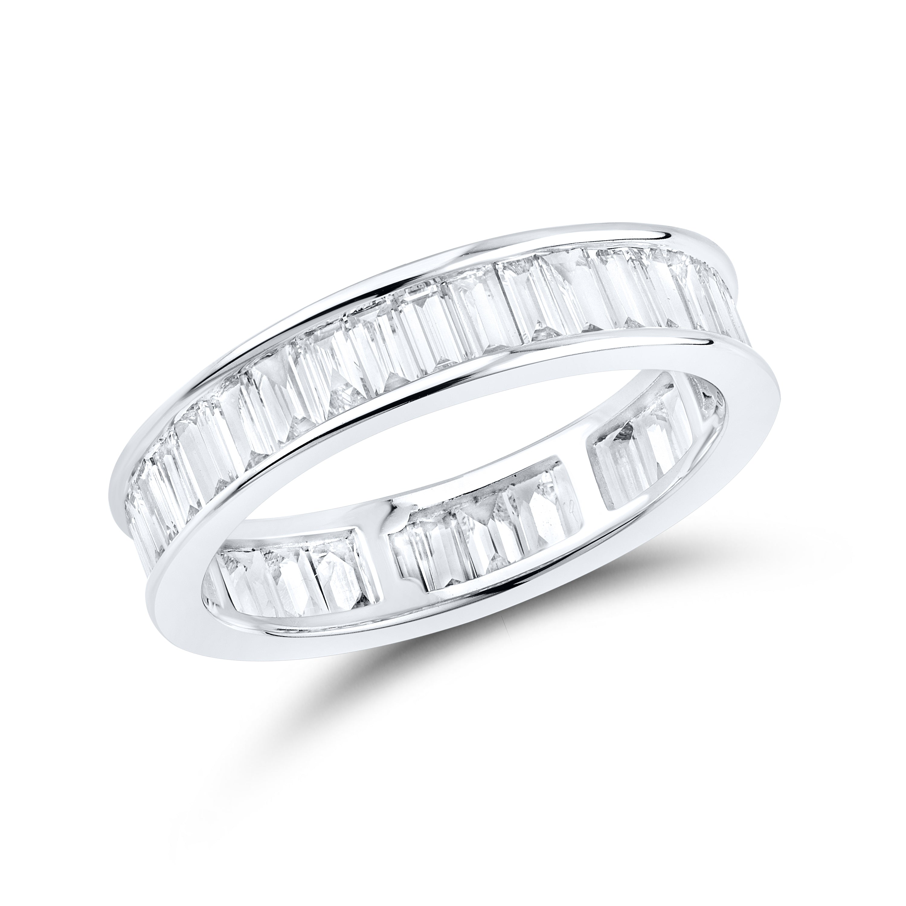 14kt White Gold 1 CTW Lab Diamond Ladies Band