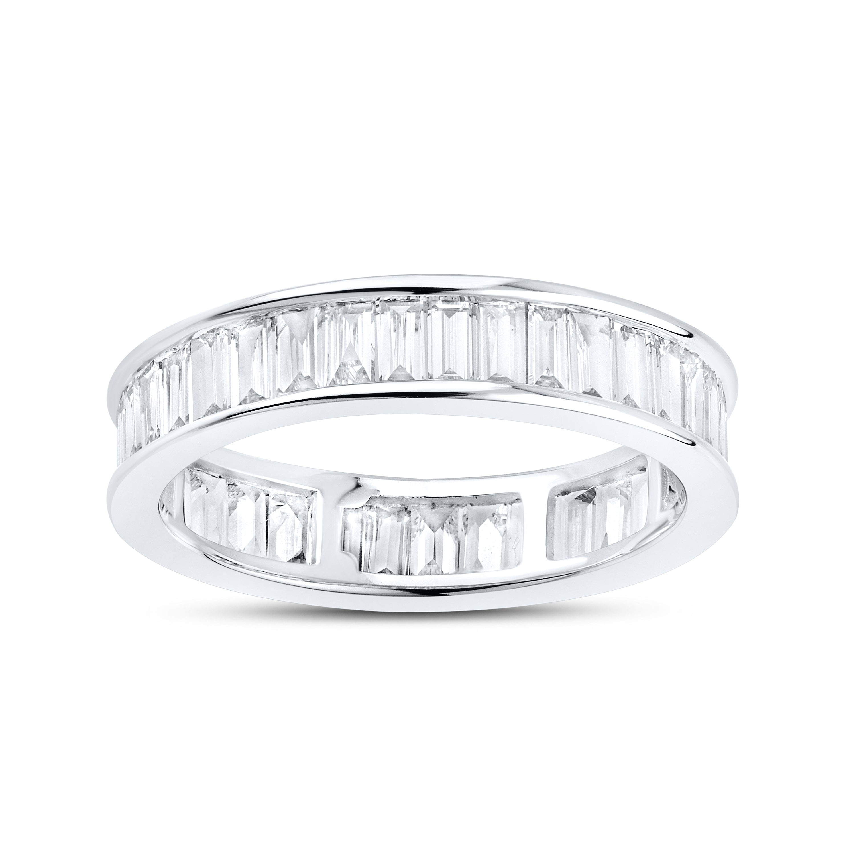14kt White Gold 1 CTW Lab Diamond Ladies Band