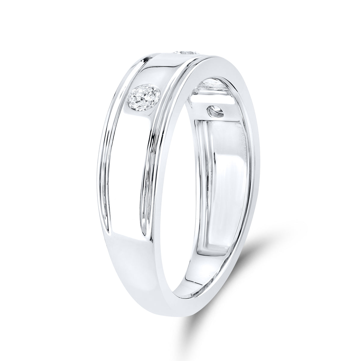 14kt White Gold 0.21 CTW Lab Diamond Ladies Band