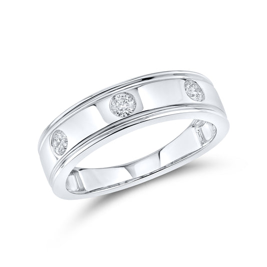 14kt White Gold 0.21 CTW Lab Diamond Ladies Band