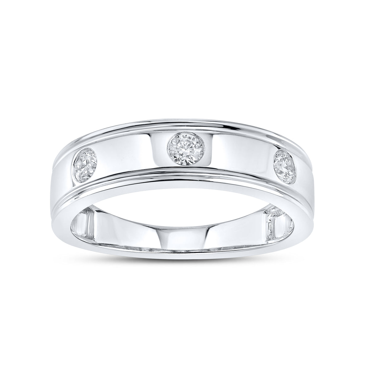 14kt White Gold 0.21 CTW Lab Diamond Ladies Band