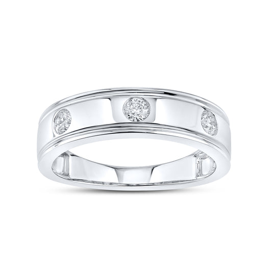 14kt White Gold 0.21 CTW Lab Diamond Ladies Band