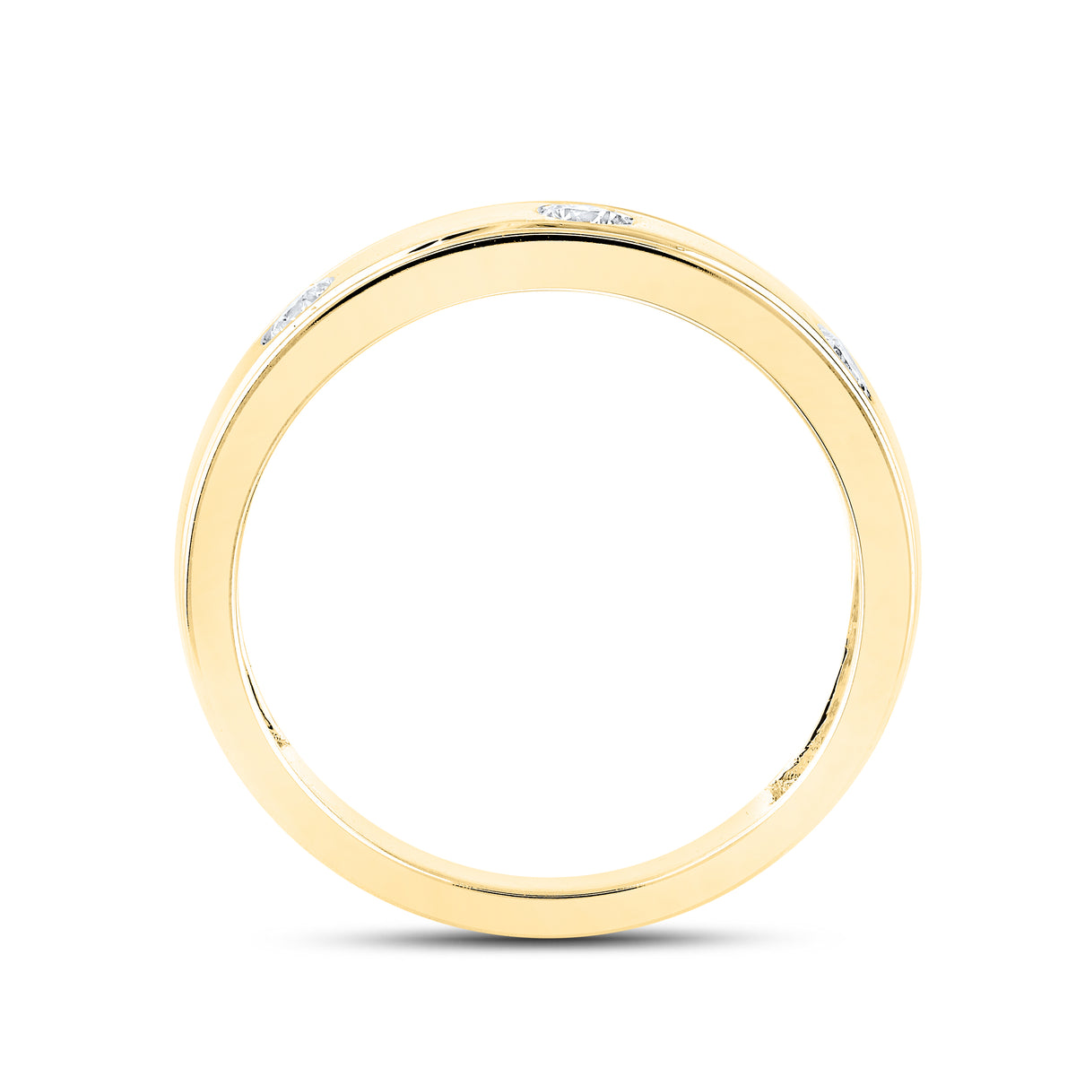 14kt Yellow Gold 0.21 CTW Lab Diamond Ladies Band