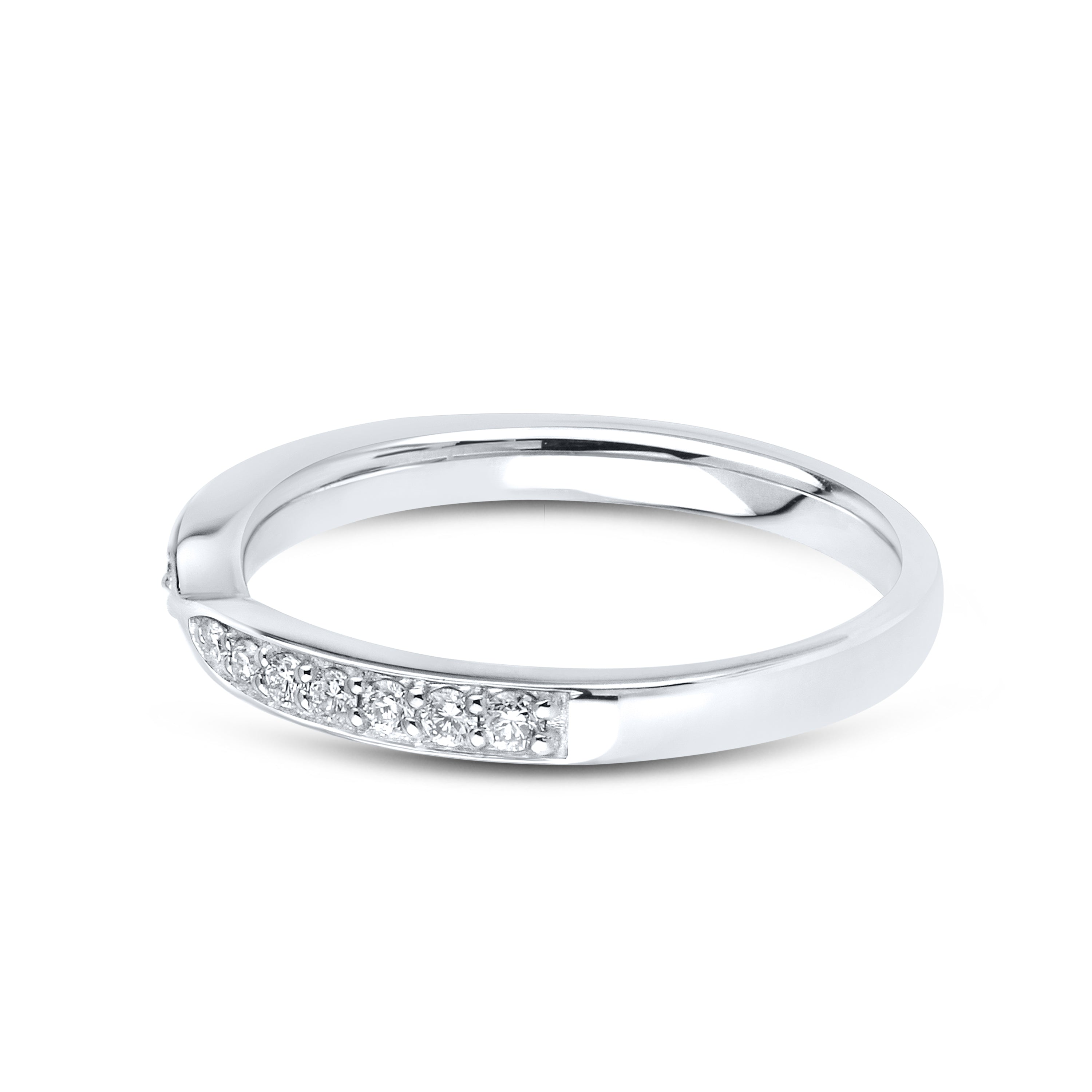 14kt White Gold 0.19 CTW Lab Diamond Ladies Band