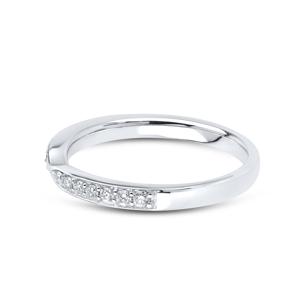 14kt White Gold 0.19 CTW Lab Diamond Ladies Band