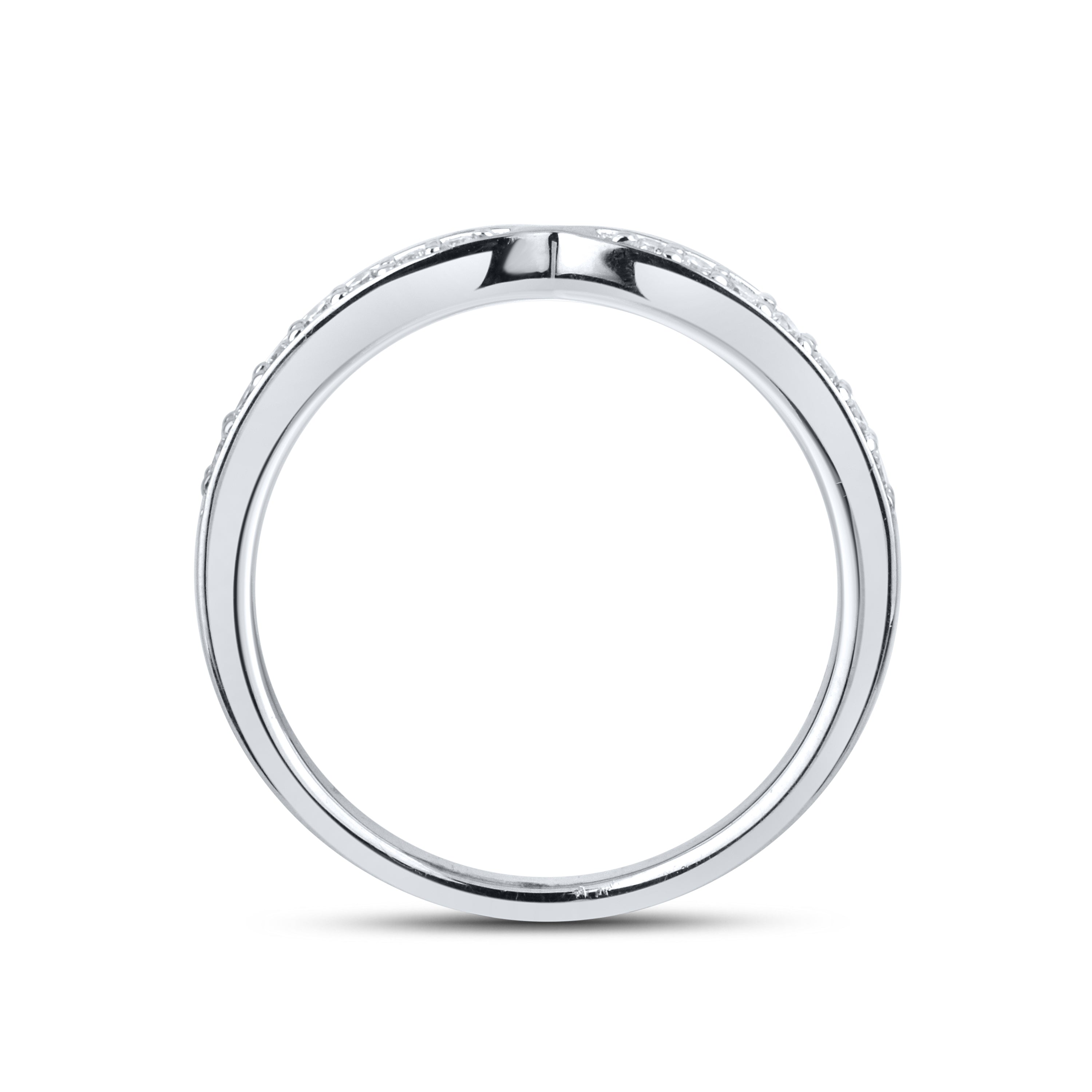 14kt White Gold 0.19 CTW Lab Diamond Ladies Band