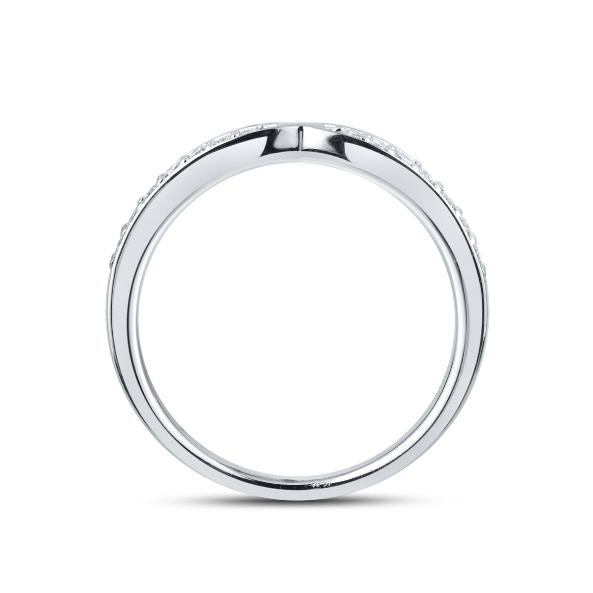 14kt White Gold 0.19 CTW Lab Diamond Ladies Band