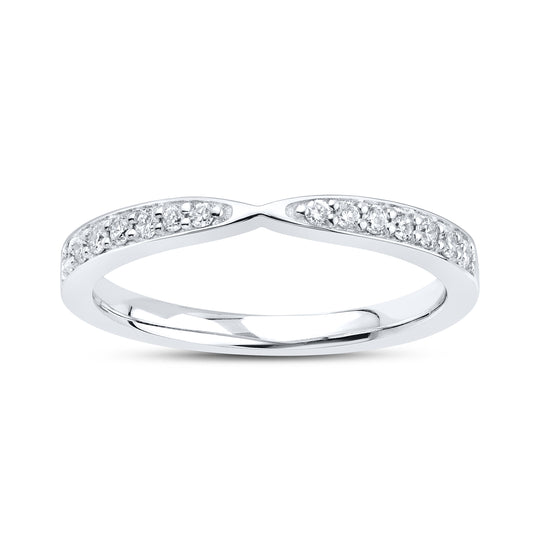 14kt White Gold 0.19 CTW Lab Diamond Ladies Band