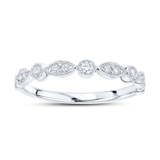14kt White Gold 0.23 CTW Lab Diamond Ladies Band