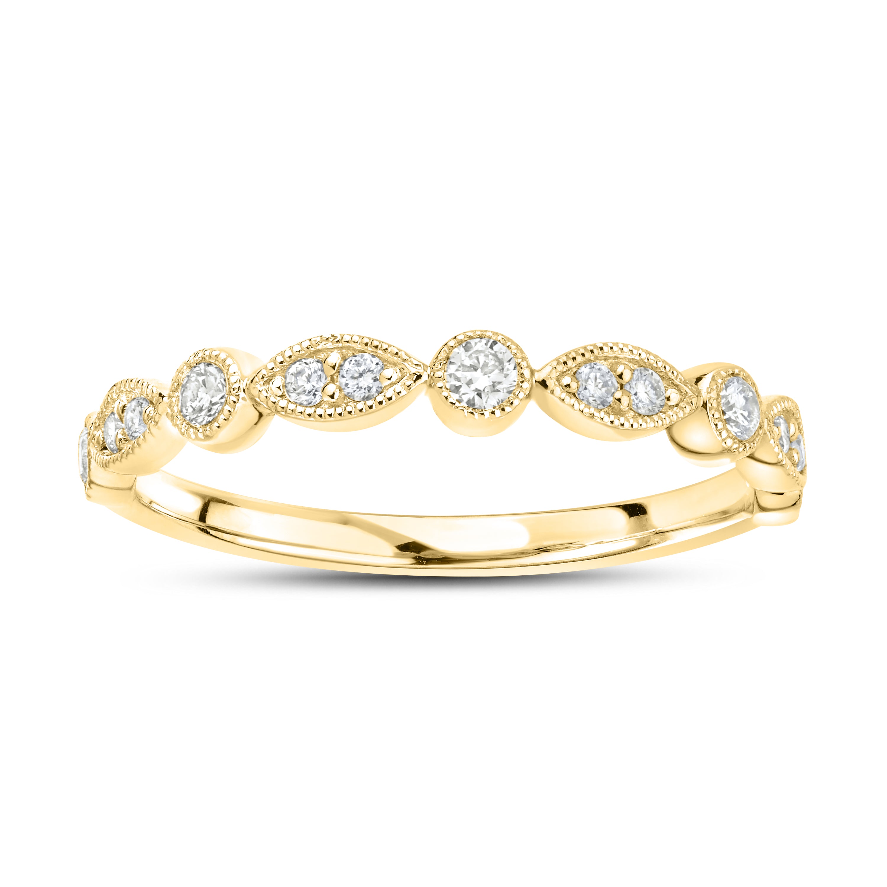 14kt Yellow Gold 0.20 CTW Lab Diamond Ladies Band