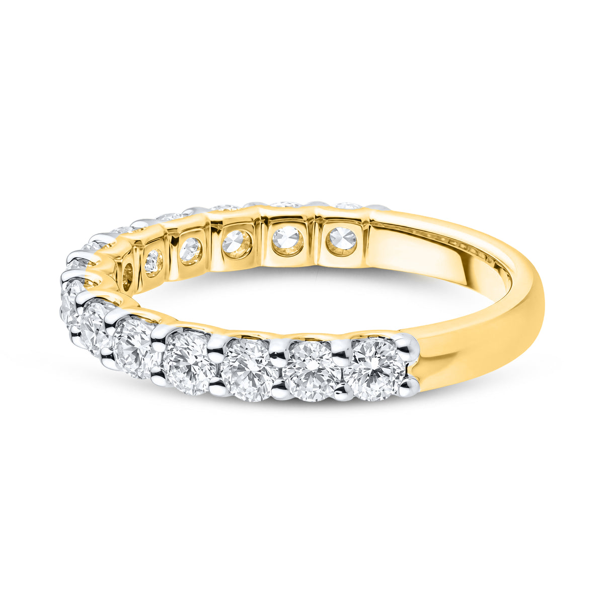 14kt Yellow Gold 0.50 CTW Lab Diamond Ladies Band
