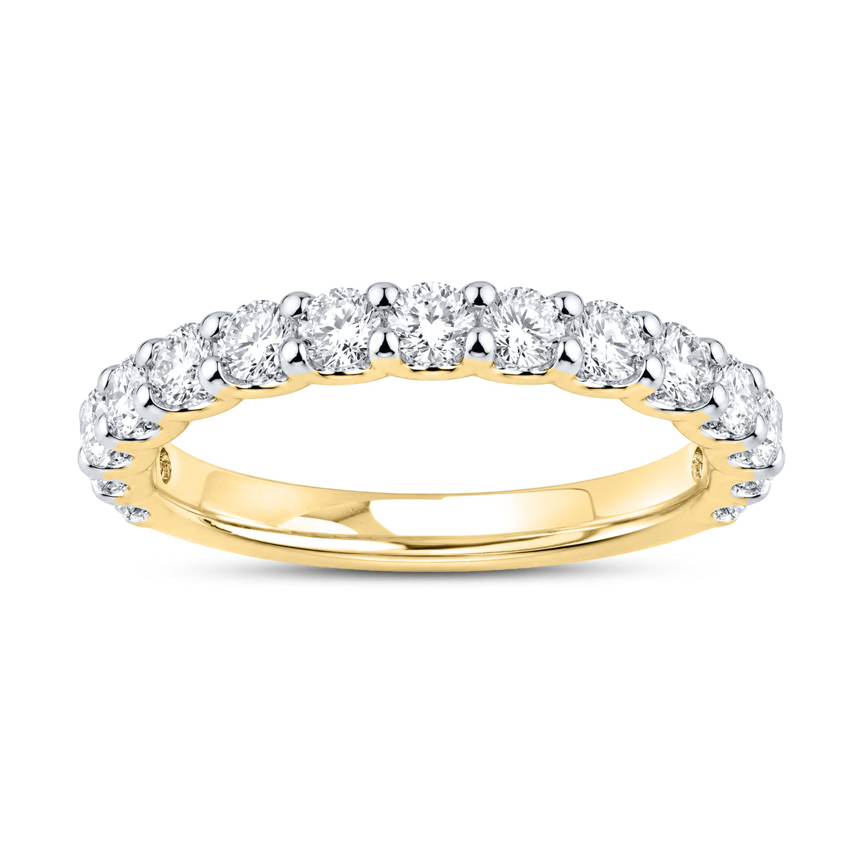 14kt Yellow Gold 0.50 CTW Lab Diamond Ladies Band