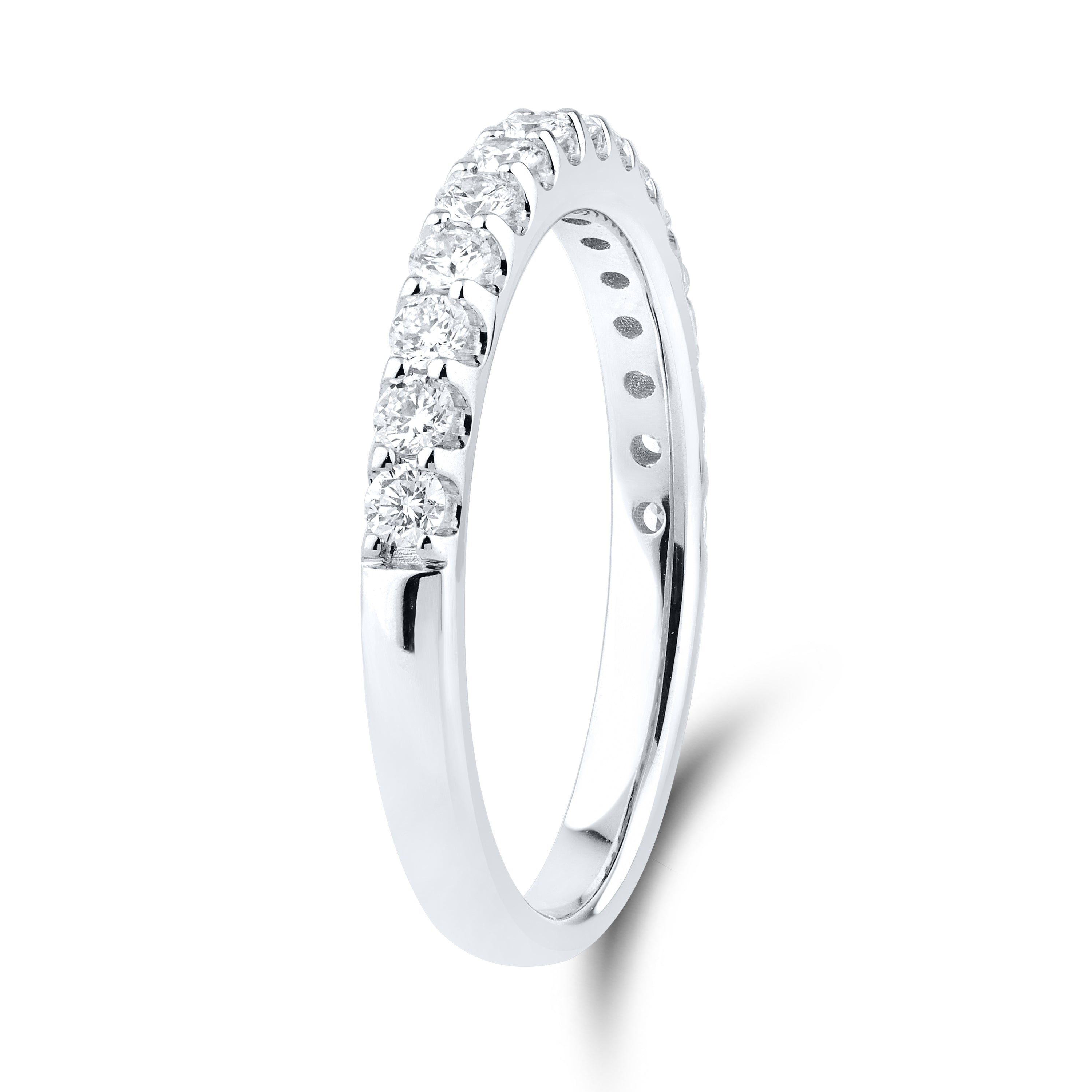 14kt White Gold 0.50 CTW Lab Diamond Ladies Band