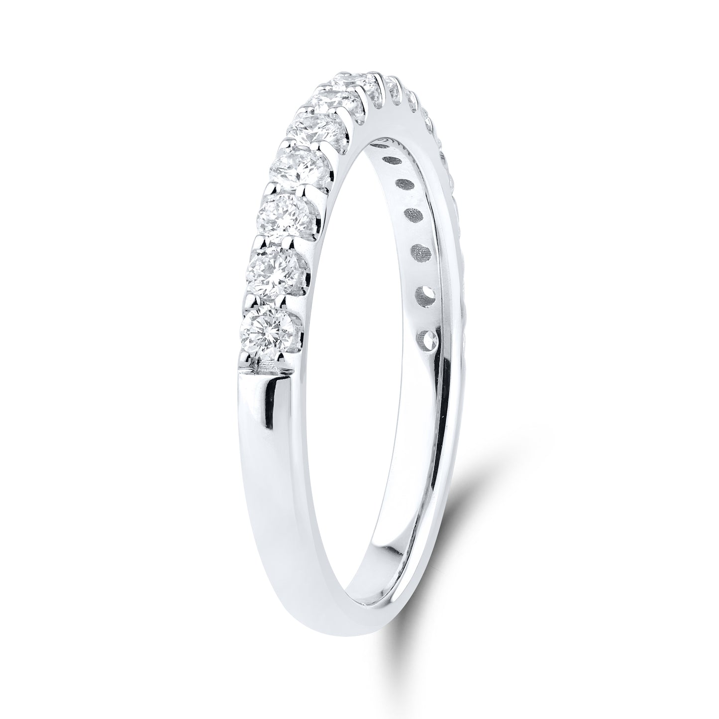 14kt White Gold 0.50 CTW Lab Diamond Ladies Band