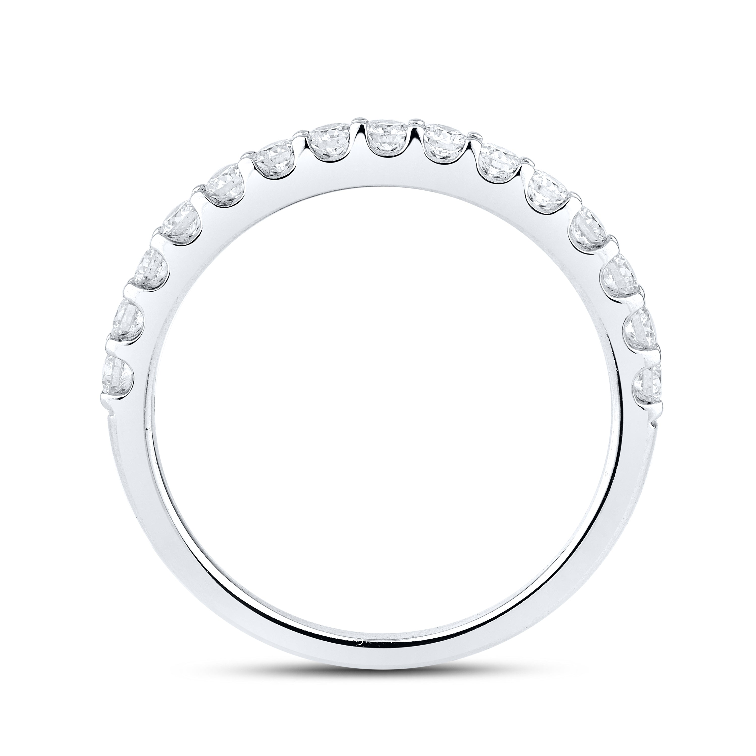 14kt White Gold 0.50 CTW Lab Diamond Ladies Band