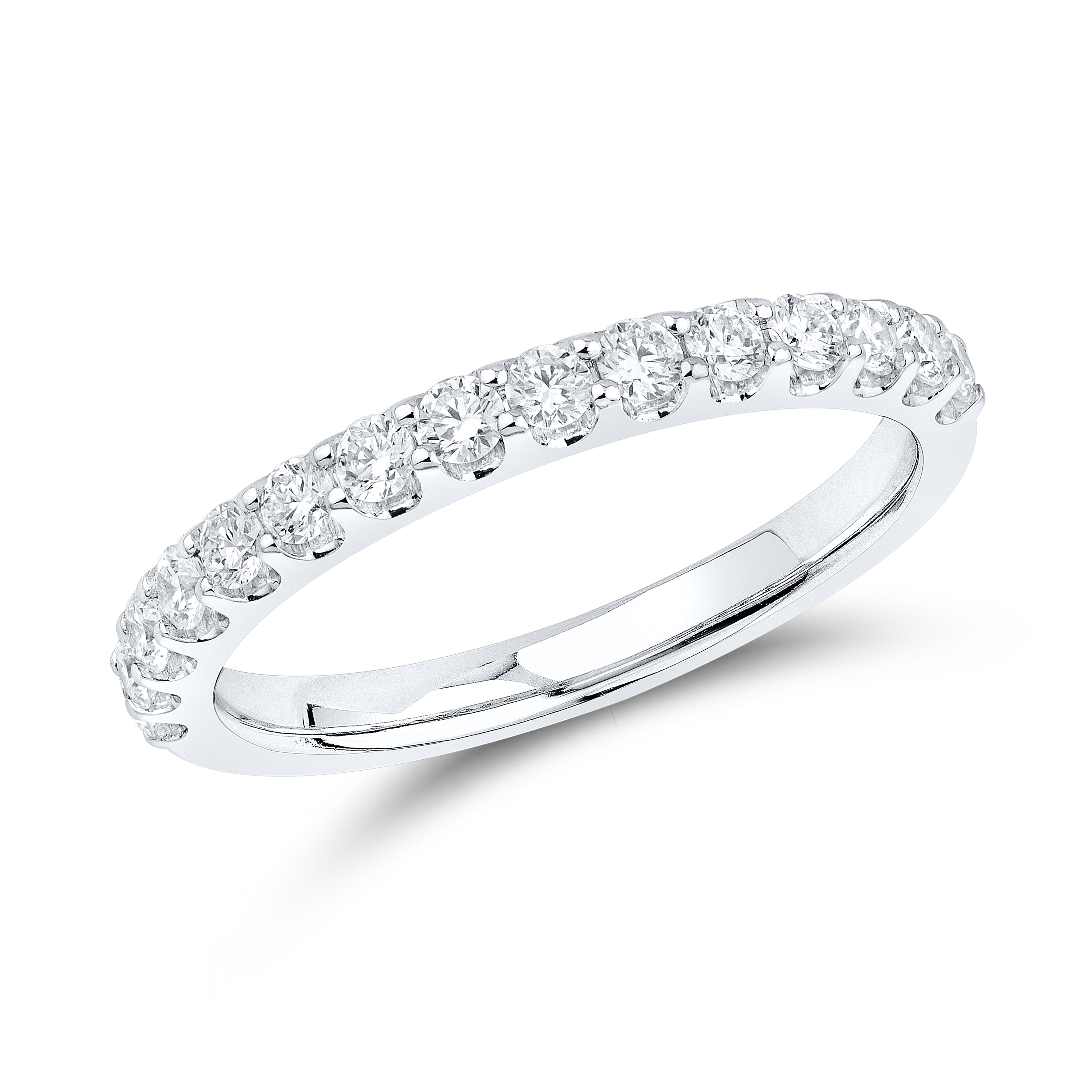 14kt White Gold 0.50 CTW Lab Diamond Ladies Band