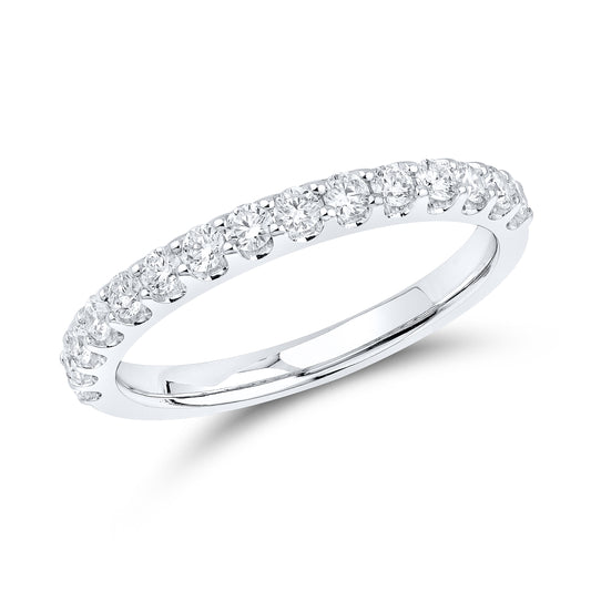 14kt White Gold 0.50 CTW Lab Diamond Ladies Band
