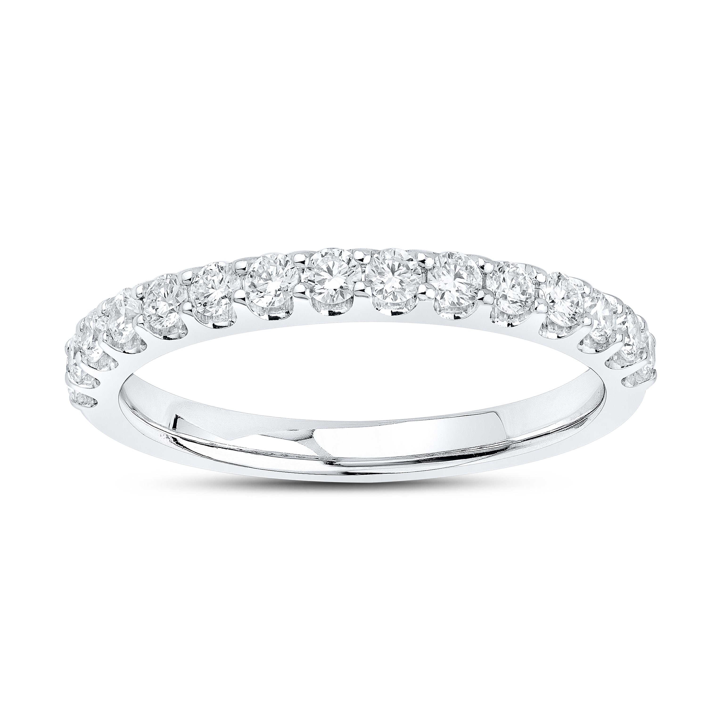 14kt White Gold 0.50 CTW Lab Diamond Ladies Band