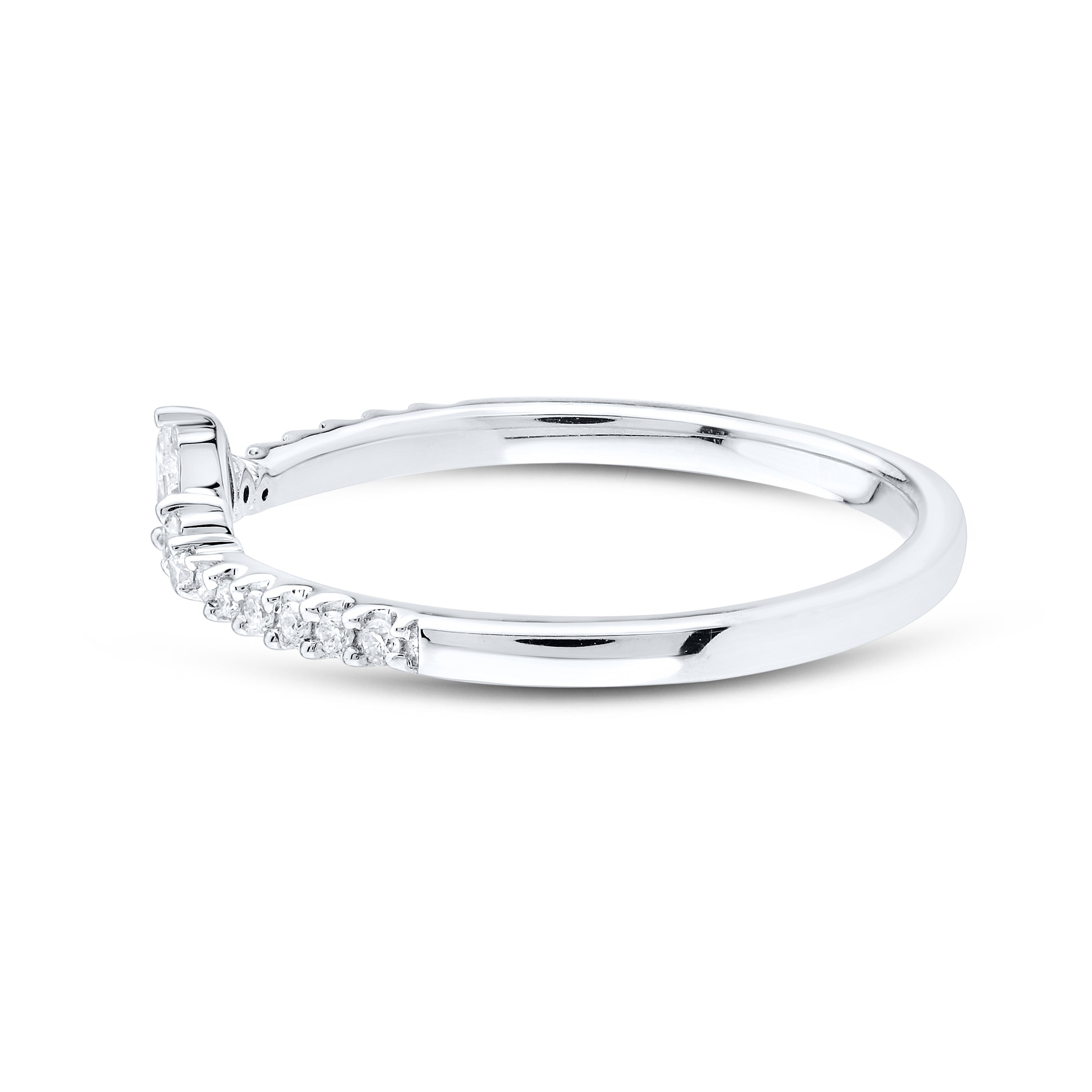 14kt White Gold 0.21 CTW Lab Diamond Ladies Band