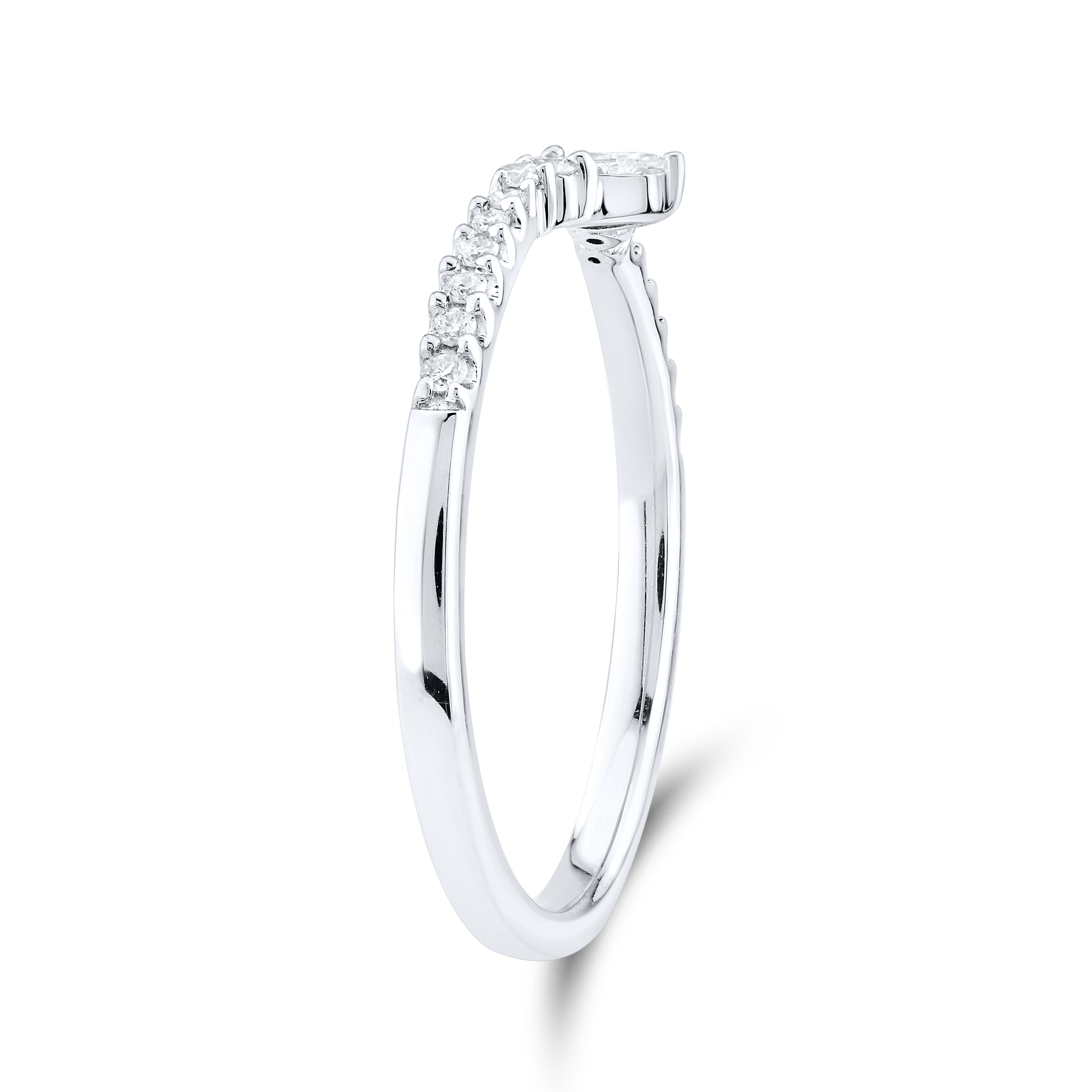 14kt White Gold 0.21 CTW Lab Diamond Ladies Band