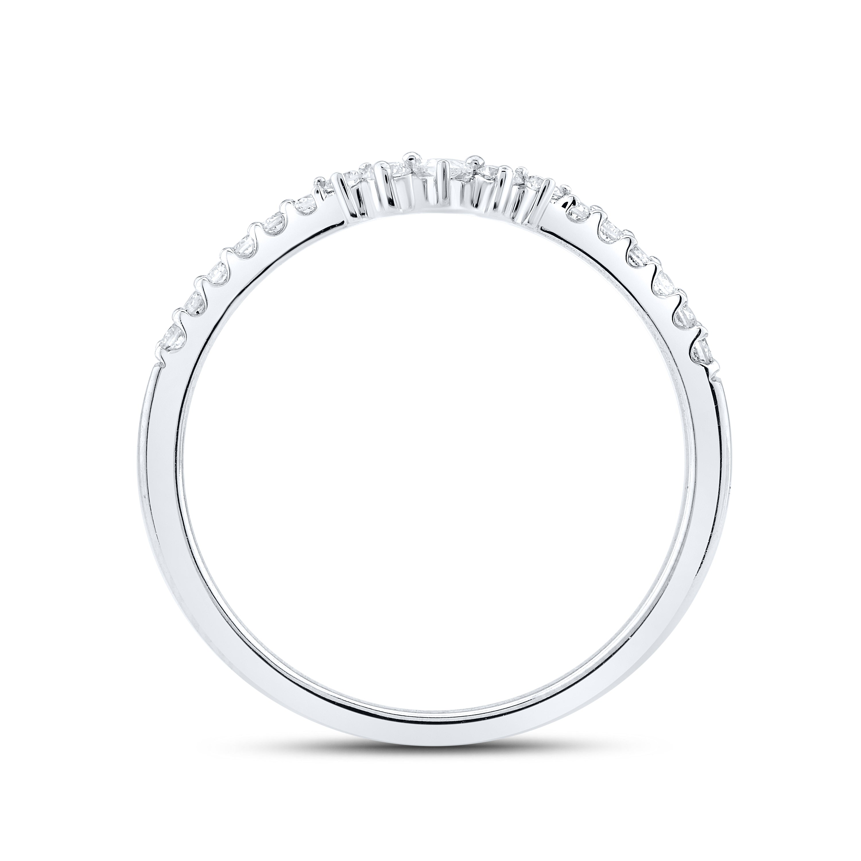 14kt White Gold 0.21 CTW Lab Diamond Ladies Band