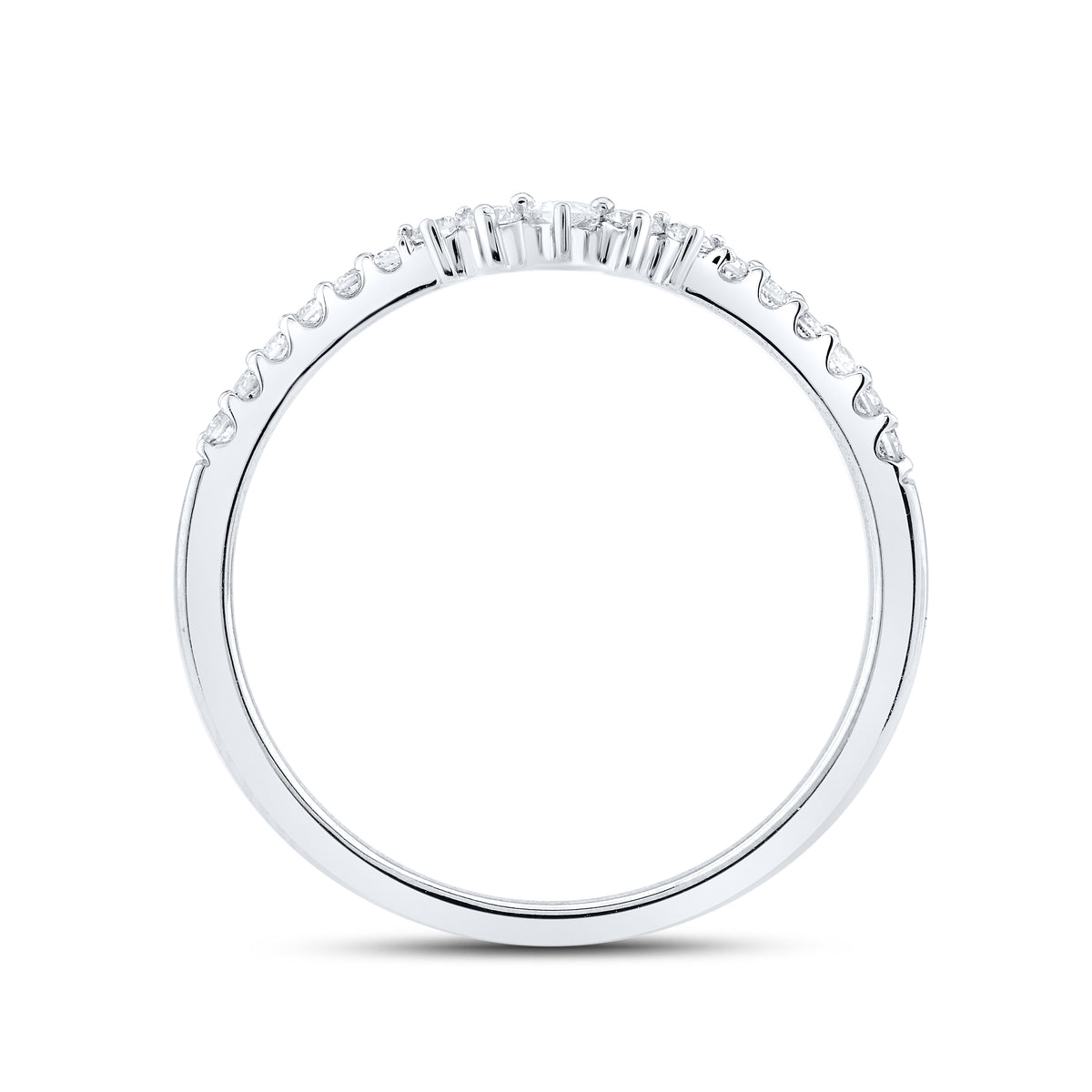 14kt White Gold 0.21 CTW Lab Diamond Ladies Band