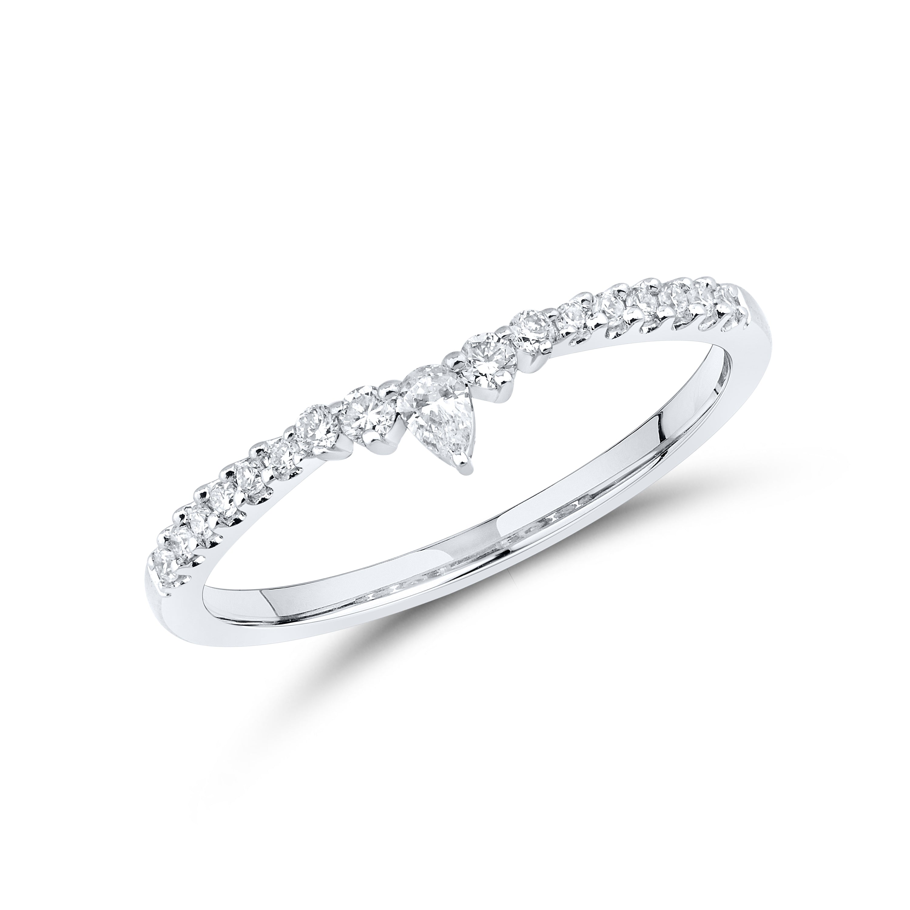 14kt White Gold 0.21 CTW Lab Diamond Ladies Band