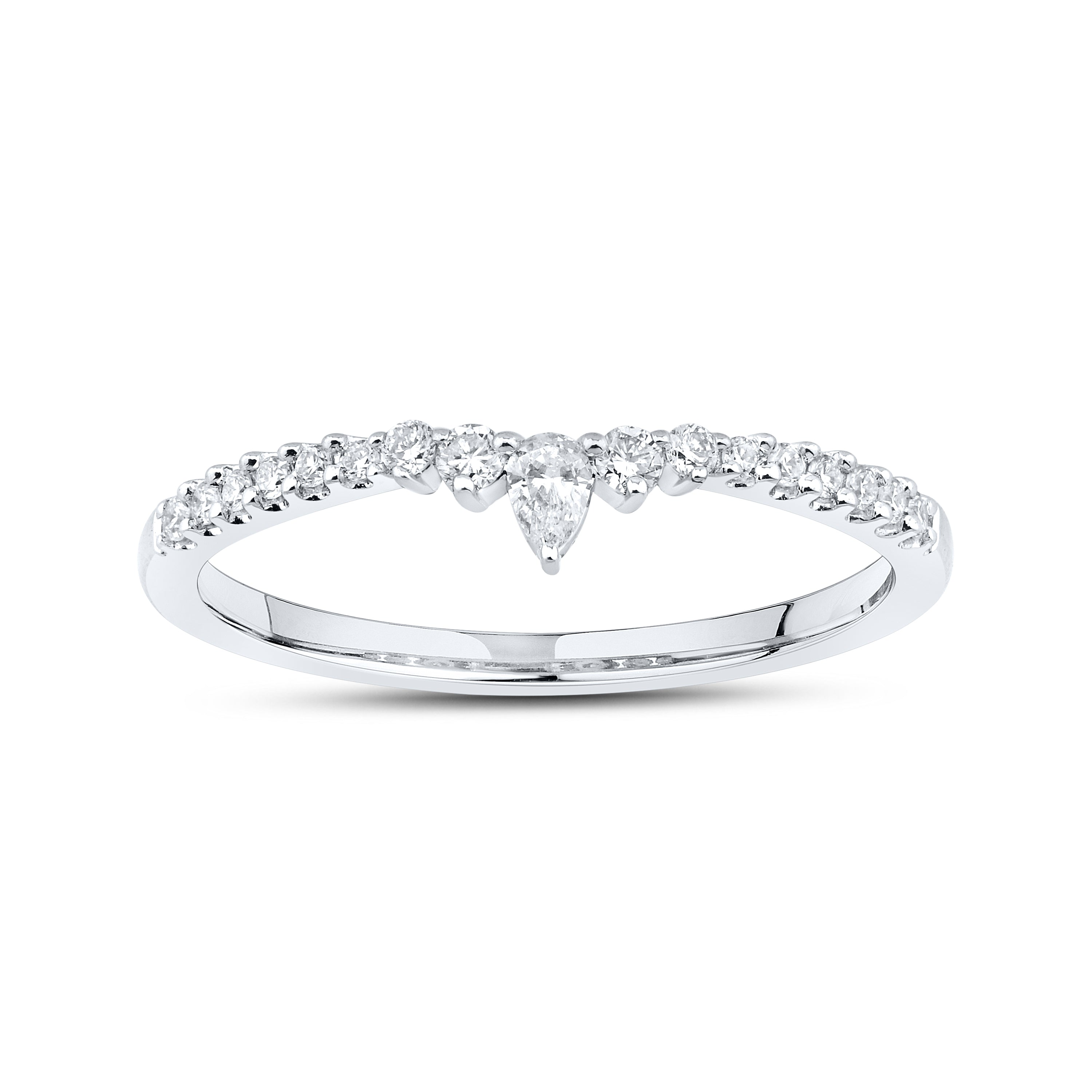 14kt White Gold 0.21 CTW Lab Diamond Ladies Band