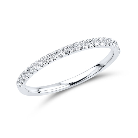 14kt White Gold 0.17 CTW Lab Diamond Ladies Band