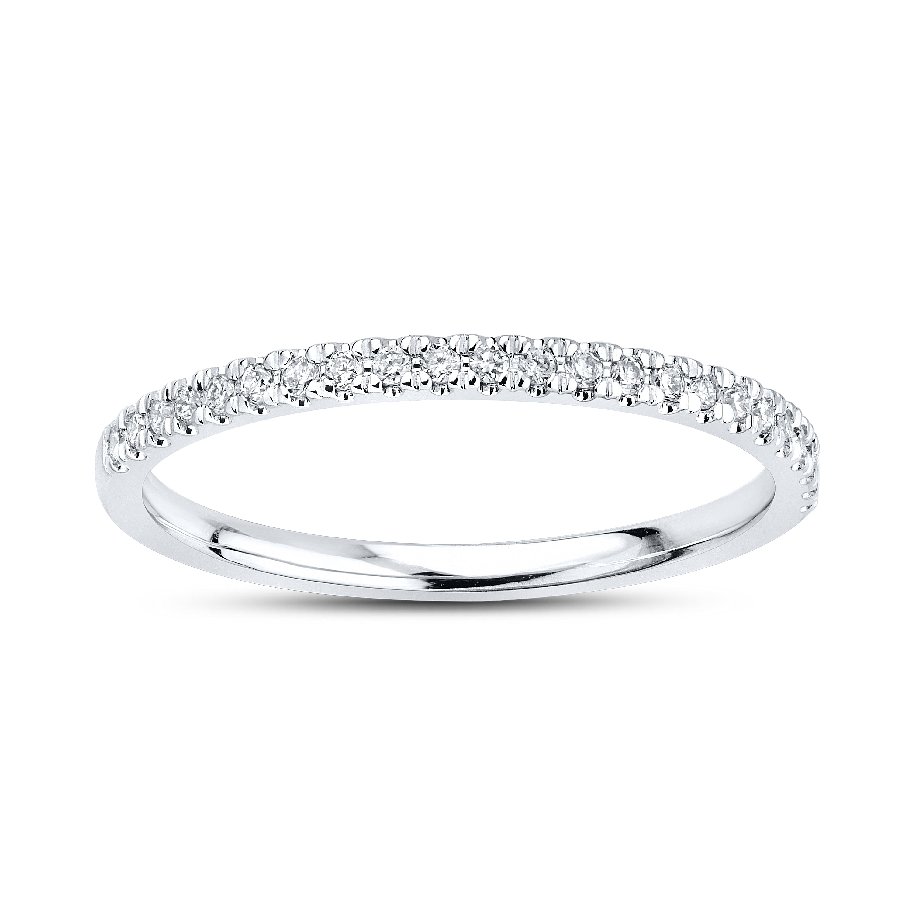 14kt White Gold 0.17 CTW Lab Diamond Ladies Band
