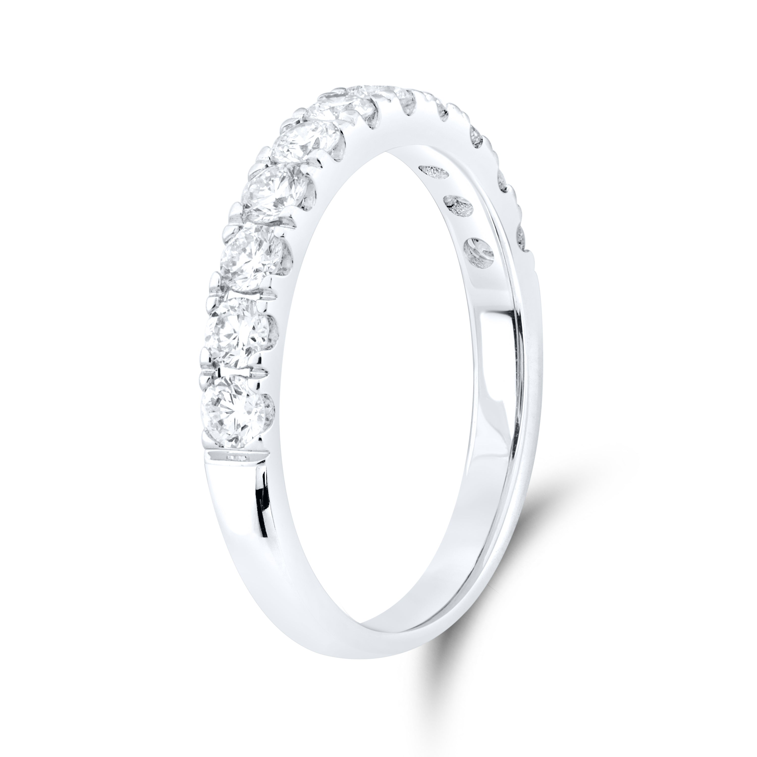 14kt White Gold 0.75 CTW Lab Diamond Ladies Band