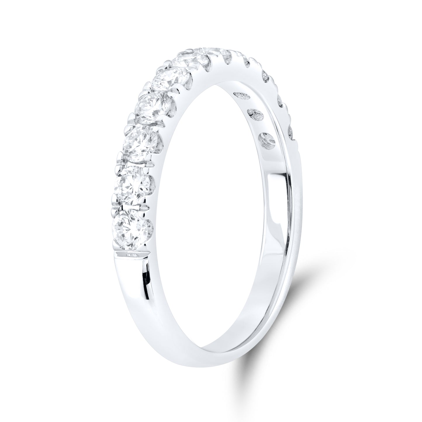 14kt White Gold 0.75 CTW Lab Diamond Ladies Band