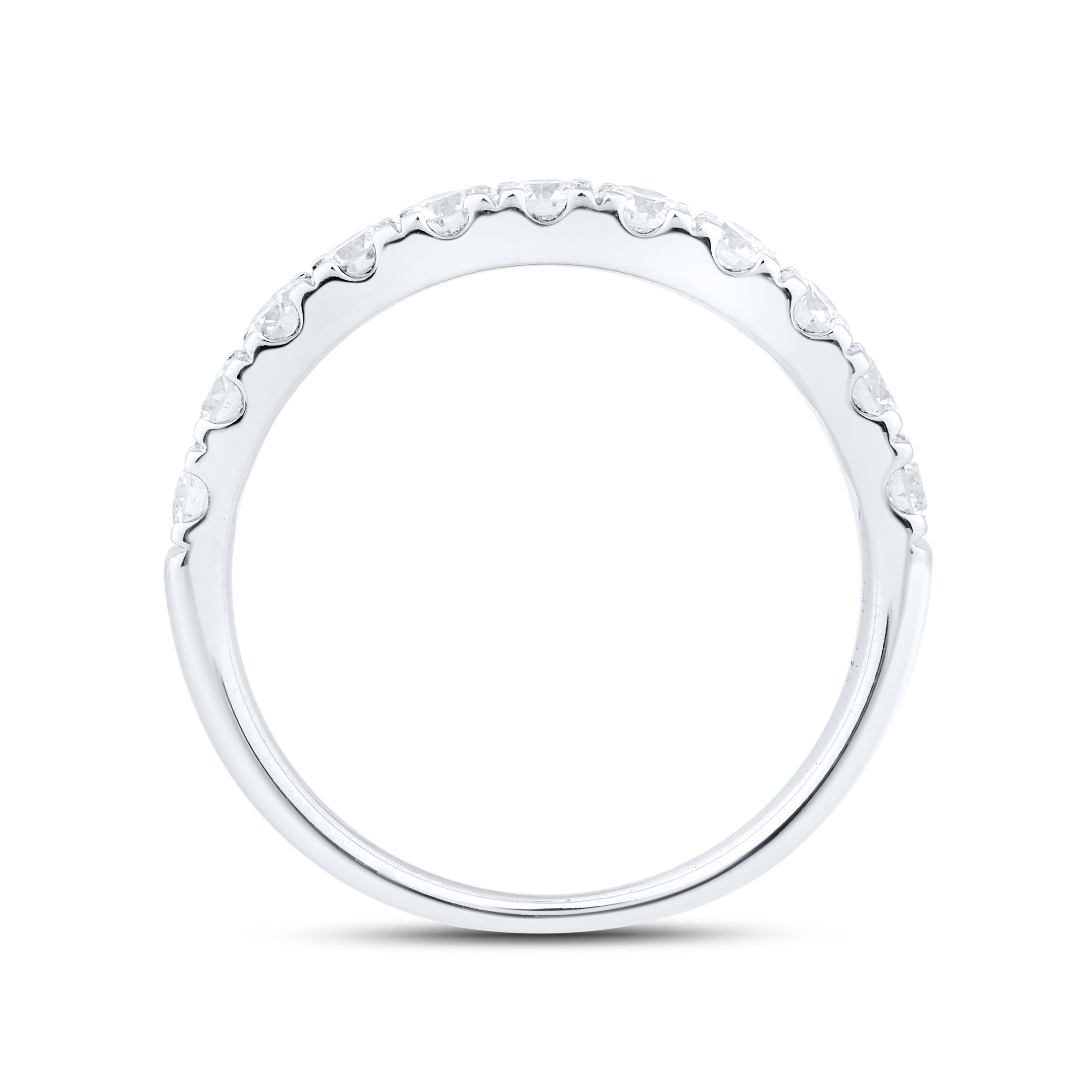 14kt White Gold 0.75 CTW Lab Diamond Ladies Band
