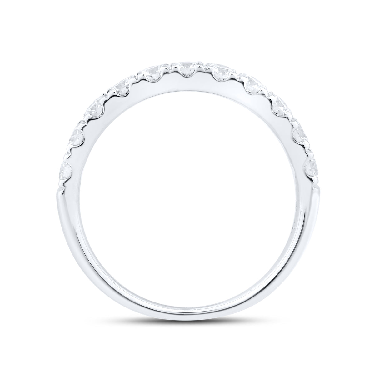 14kt White Gold 0.75 CTW Lab Diamond Ladies Band